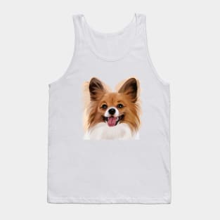 Papillon Illustration Tank Top